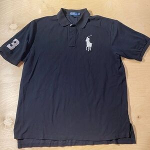 Polo by Ralph Lauren Men's Black Polo Shirt 2XLT (NL)